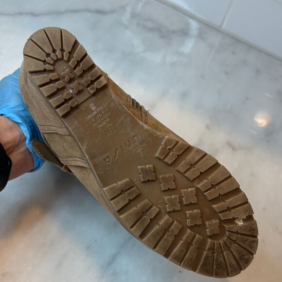 Unisa Boots Women's Quilted Suede Tan Wedge Boots - Picture 7 of 15